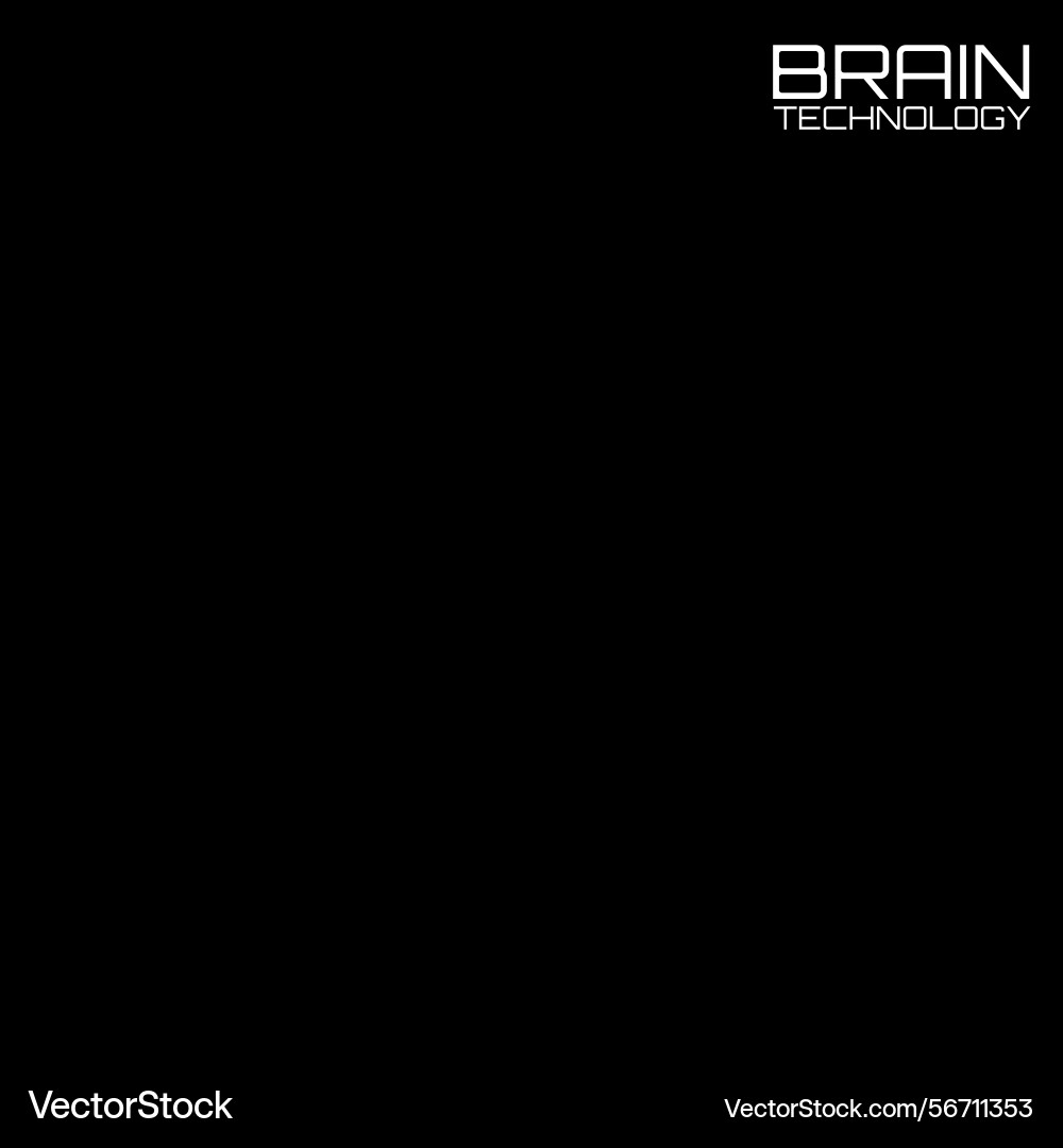 Artificial intelligence abstract brain Artificial intelligence abstract brain vector image