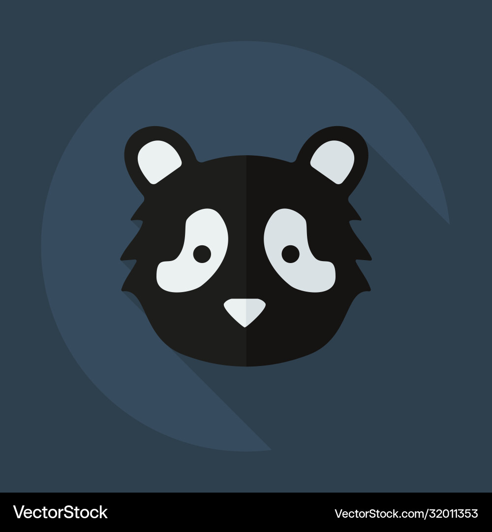Flaches modernes Design mit Schattenikonen pandas Flaches modernes Design mit Schattenikonen pandas vektorbild