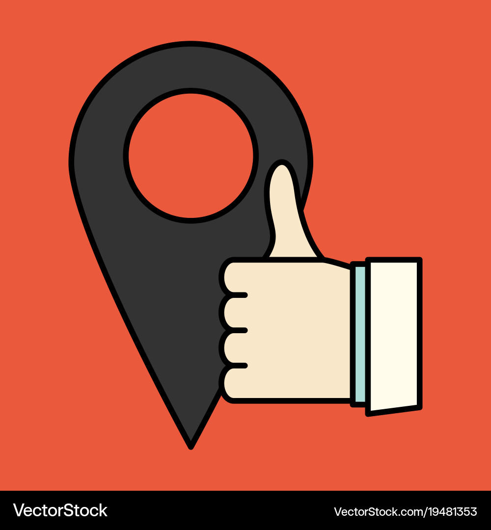 Like icon web pointer in eps 10 for webdesign Vector Image