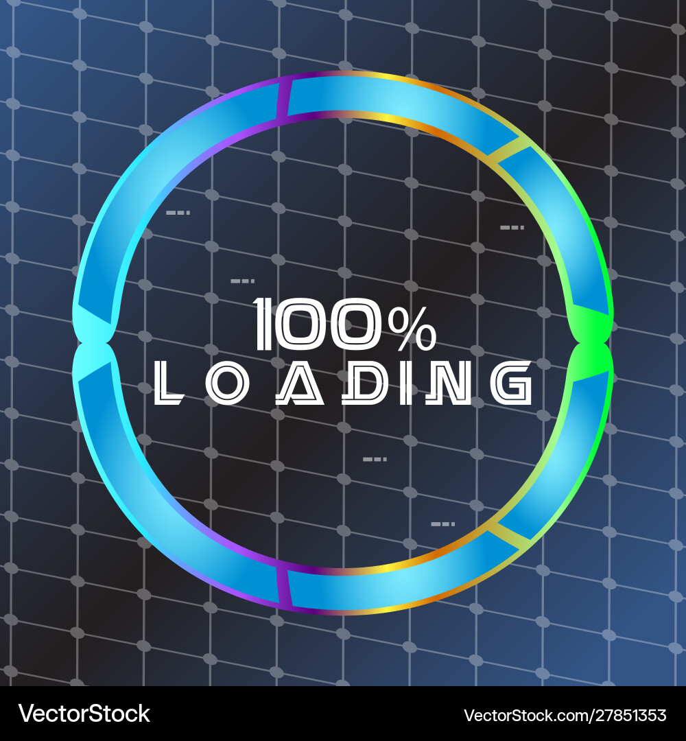 Loading bar over a textured background vector image