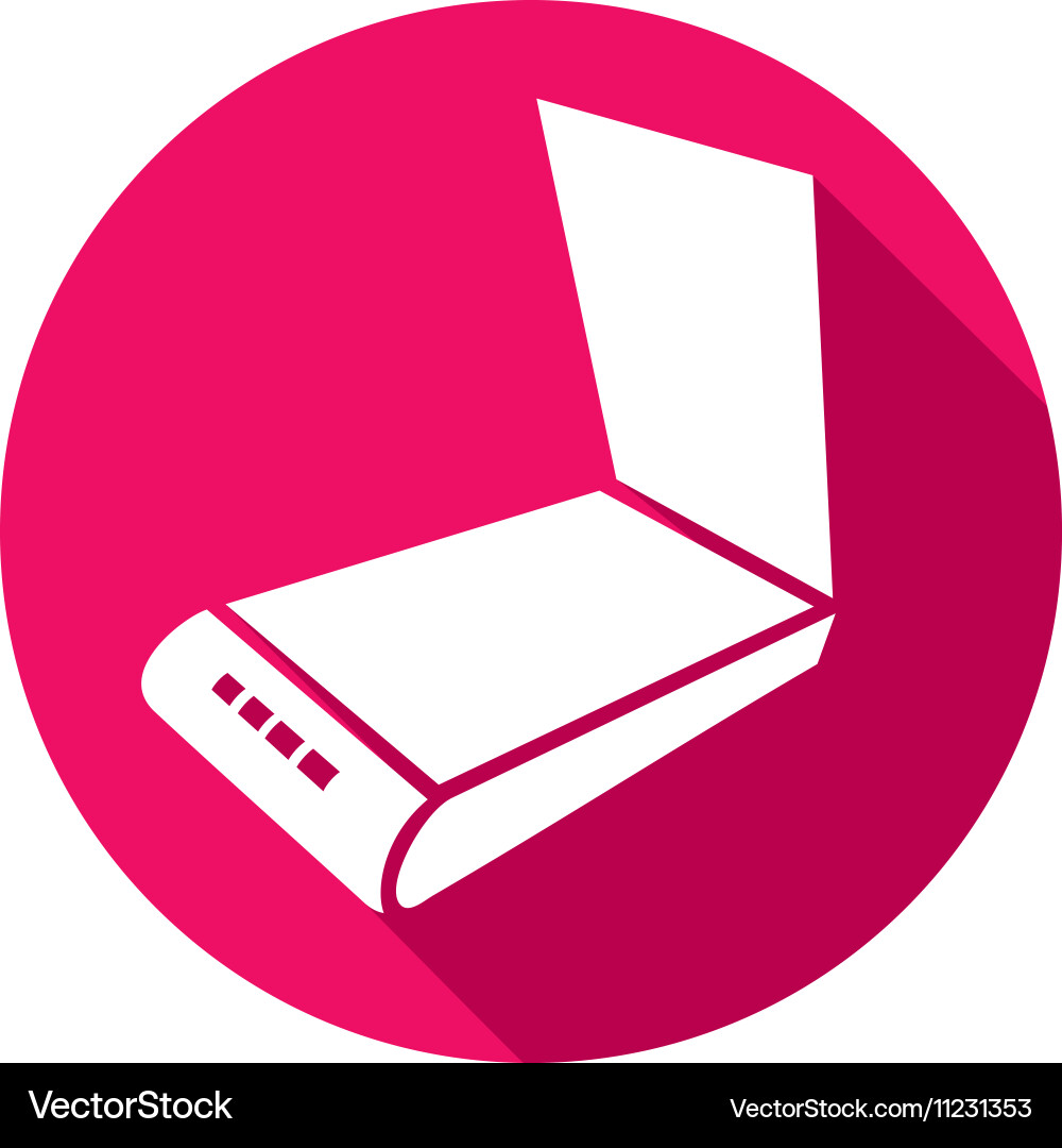 Scanner Icon - Document Processing vector image