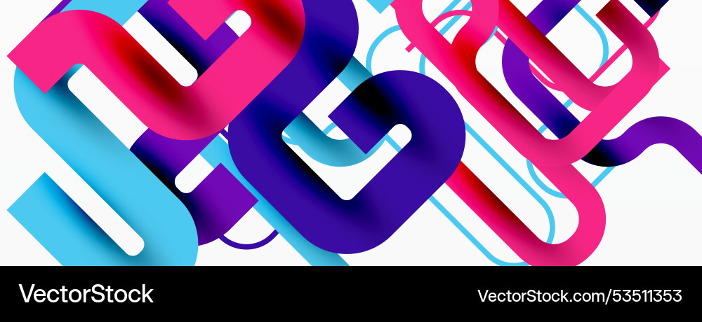 Wave lines minimal abstract background Vector Image