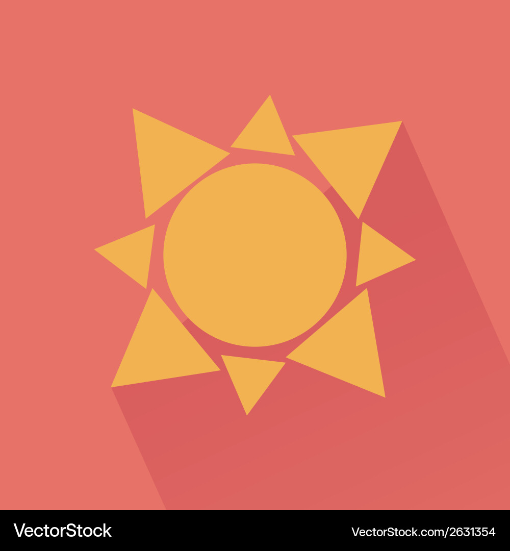 Abstract summer object on a special background vector image