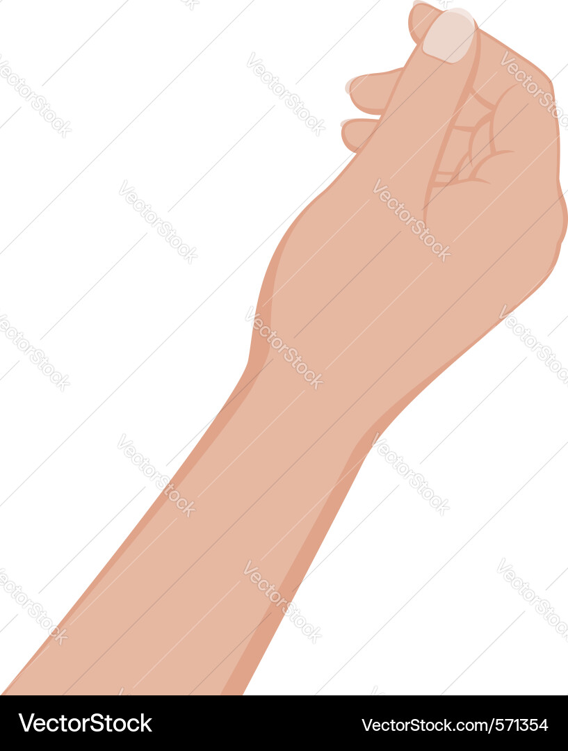 Cartoon Hand Gesture Vektorbild