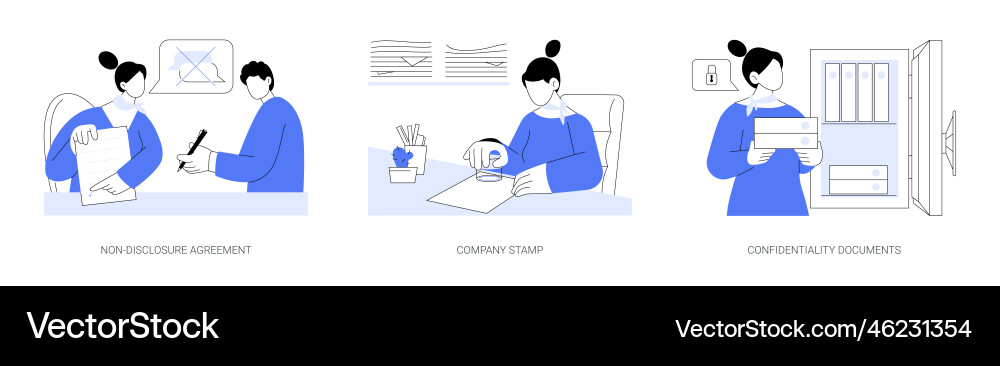 Corporate Business Paperwork abstraktes Konzept Corporate Business Paperwork abstraktes Konzept vektorbild