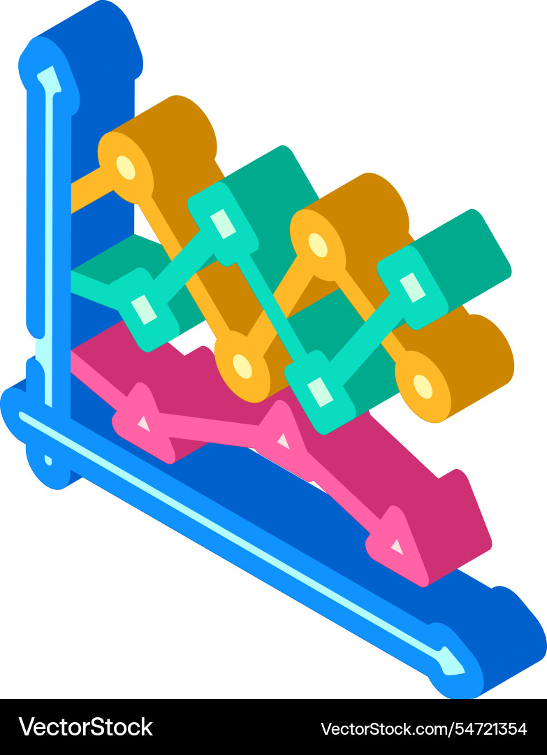 Datenpunkte Diagramm Maschine Erlernen isometrisches Icon Datenpunkte Diagramm Maschine Erlernen isometrisches Icon vektorbild