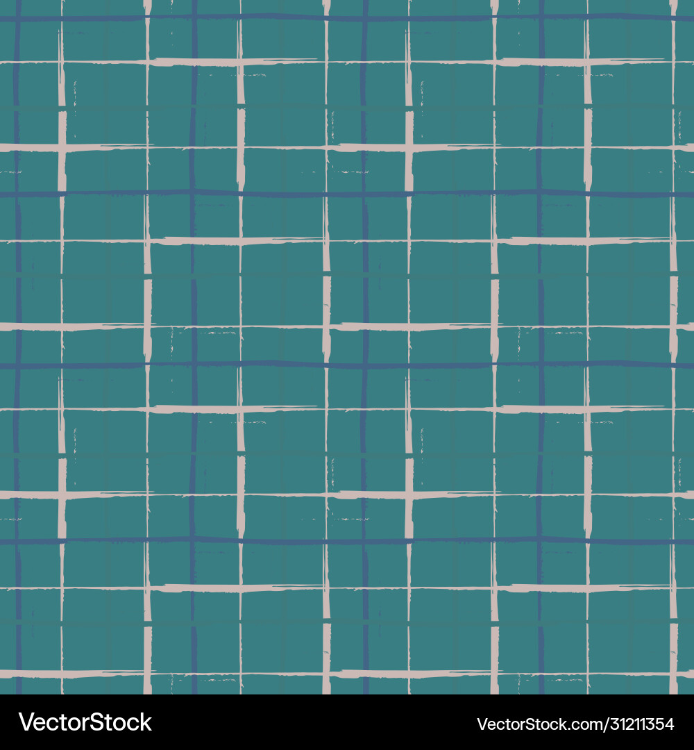 Grunge line seamless grid pattern Grunge line seamless grid pattern vector image