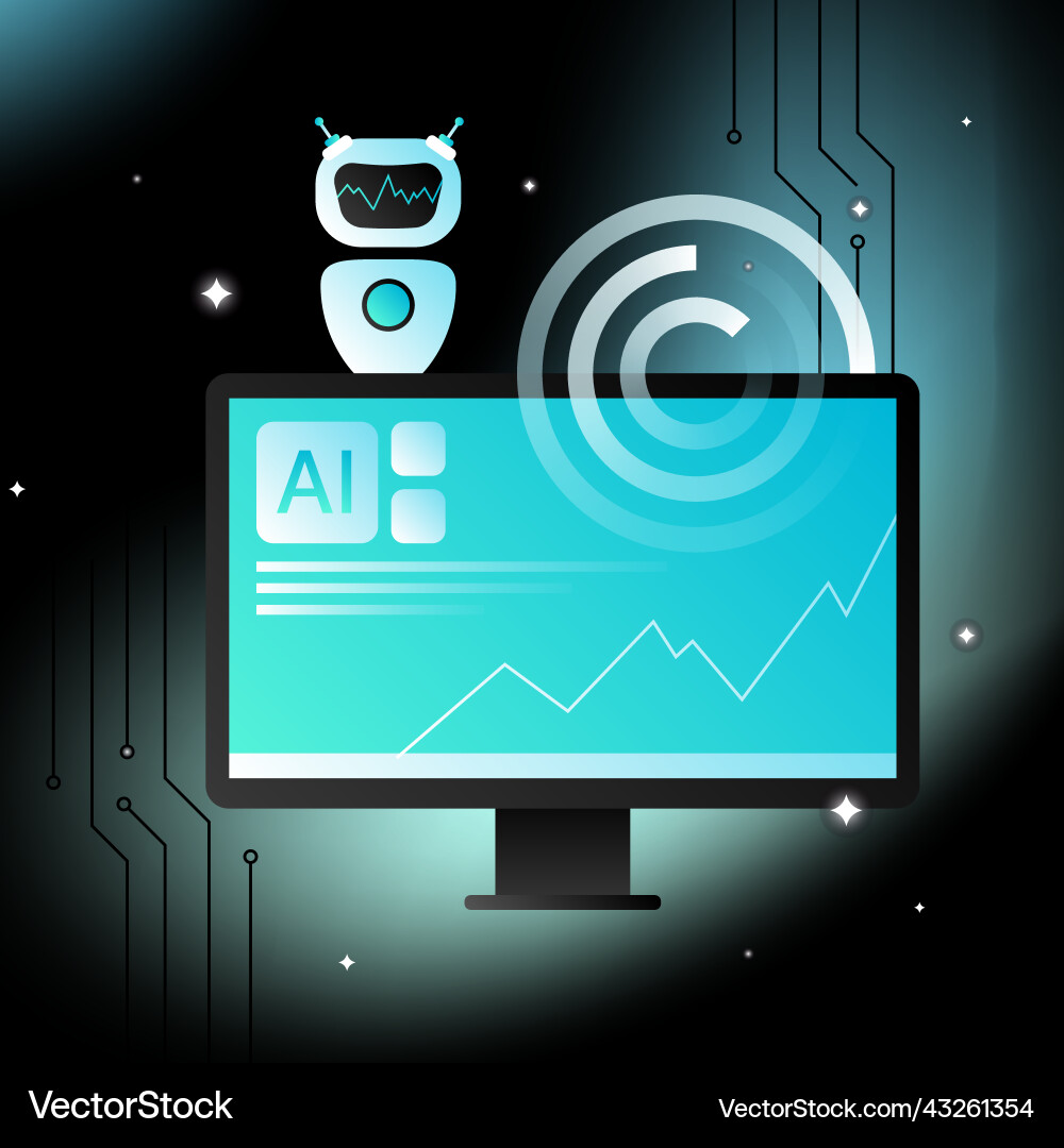 Machine learning computer science Machine learning computer science vector image