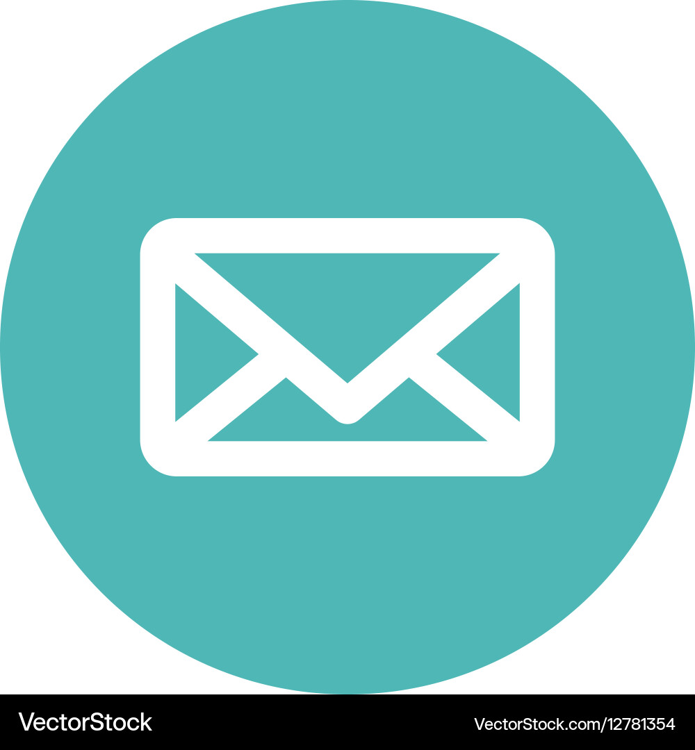 Message or email button thumbnail image vector image