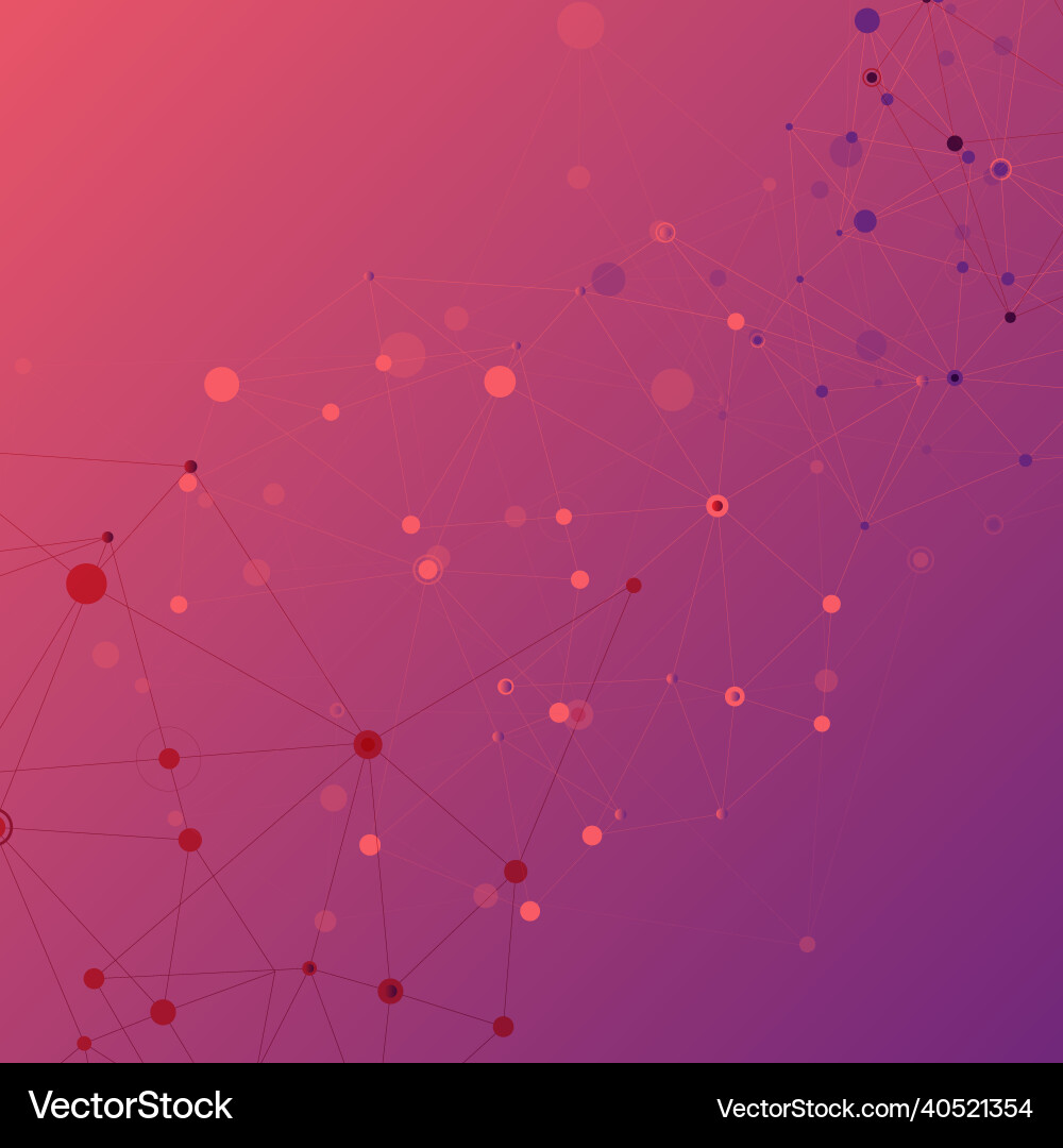 Polygonal abstract pattern connected lines Polygonal abstract pattern connected lines vector image
