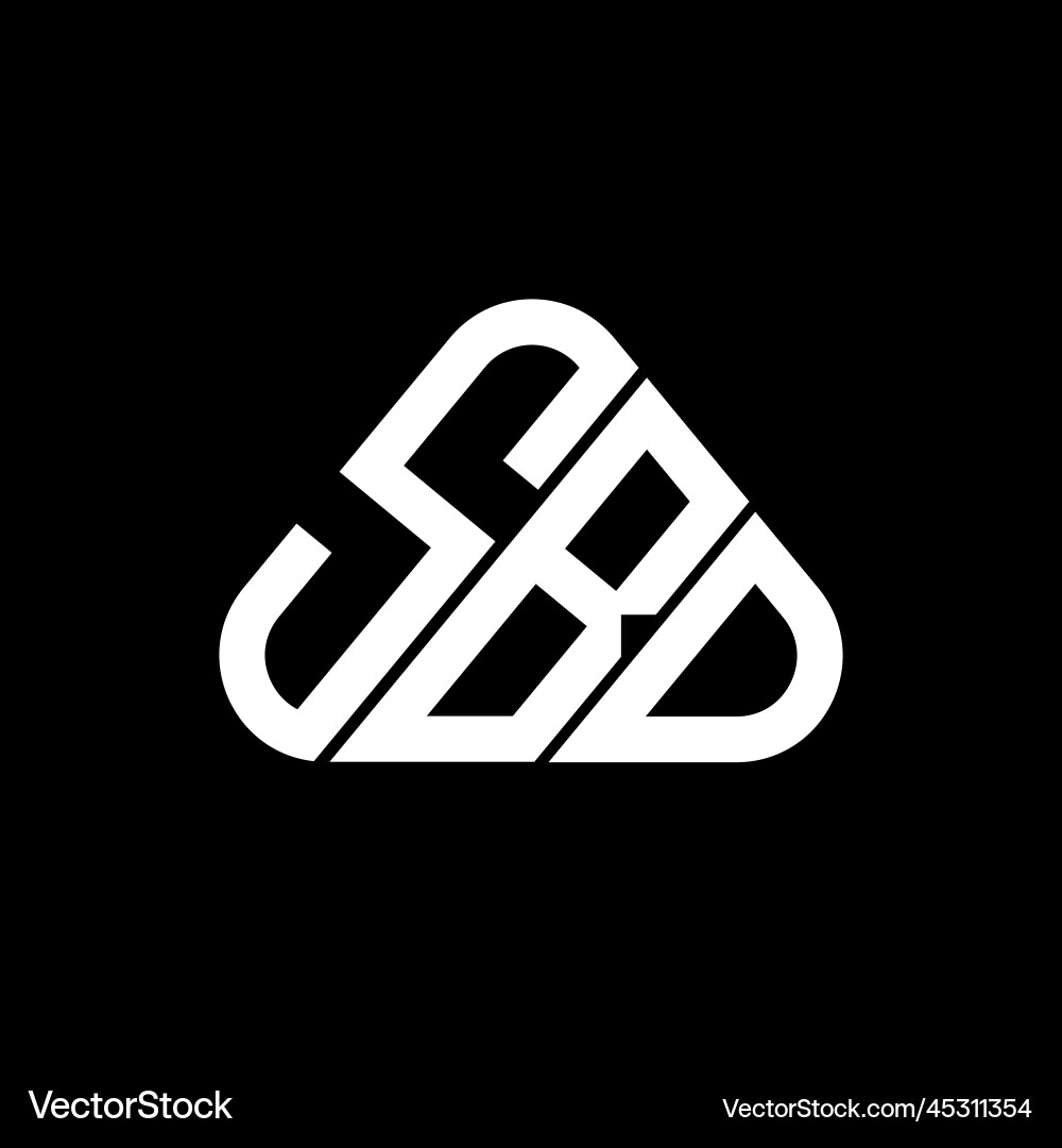 Sbd Buchstaben Logo kreatives Design mit Grafik Sbd Buchstaben Logo kreatives Design mit Grafik vektorbild