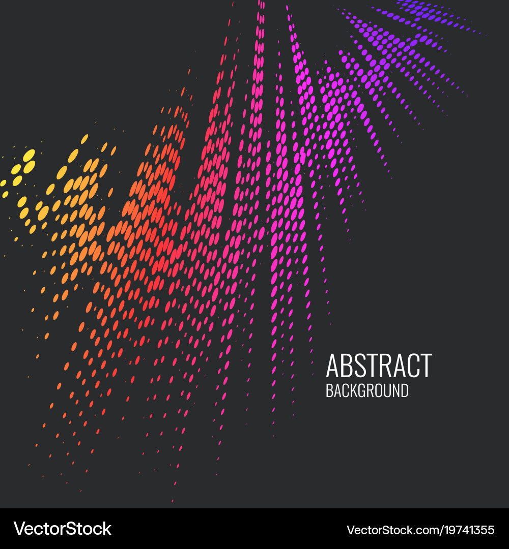 Abstract background with a colored dynamic Vector Image
