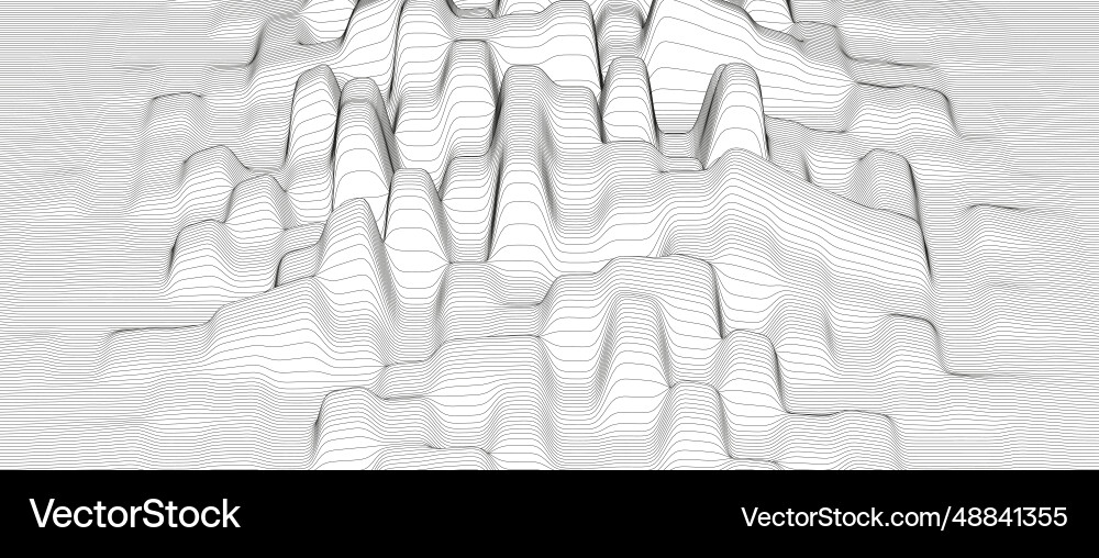 Abstract background with distorted line shapes Abstract background with distorted line shapes Vector Image