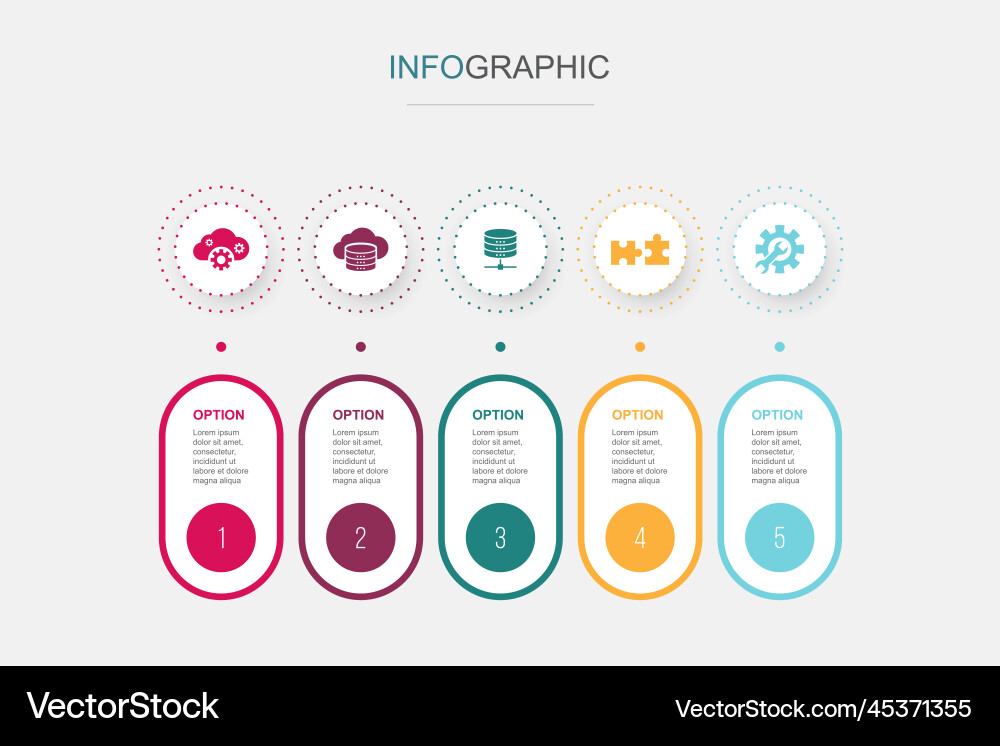 Cloud Storage & Database Integration vector image