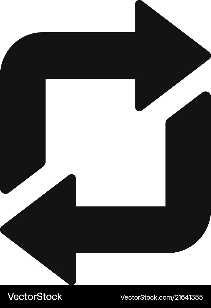 Repeat Icon - Circular Arrow vector image