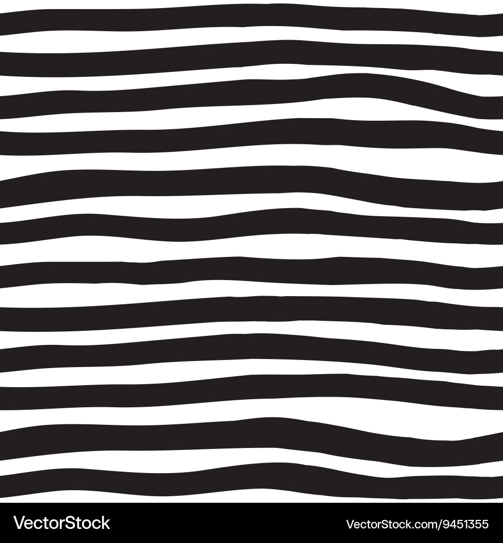Wavy Memphis Style Pattern Vector Image