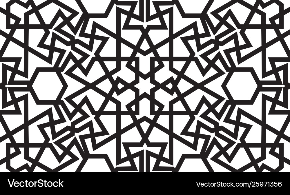 Abstract seamless pattern design with oriental Vector Image