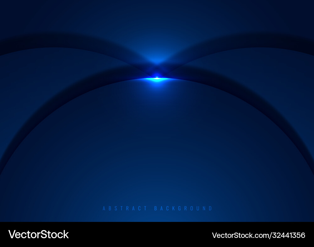 Blue circles overlapping layered with glow Blue circles overlapping layered with glow vector image