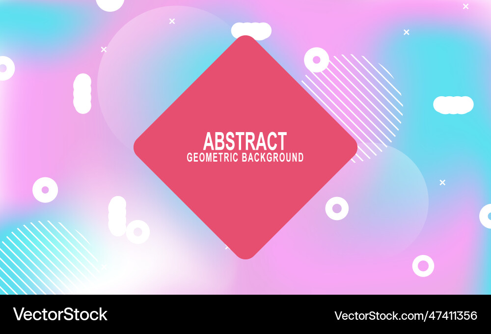 Colorful gradient color with memphis element Colorful gradient color with memphis element vector image