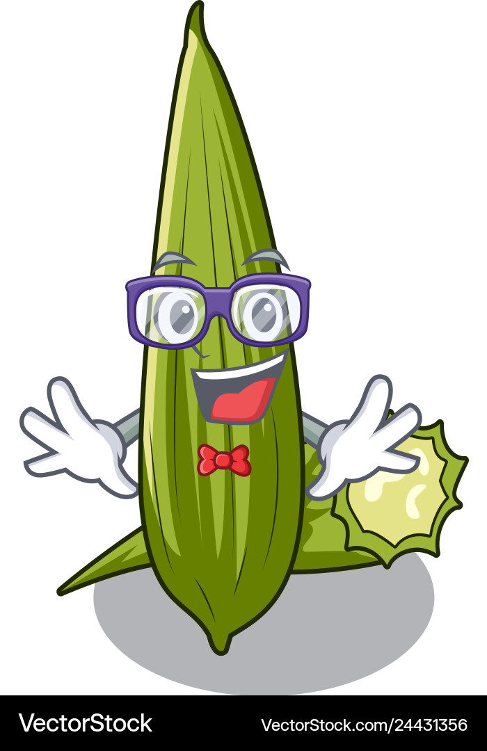 Geek luffa isolated with in the character Geek luffa isolated with in the character Vector Image