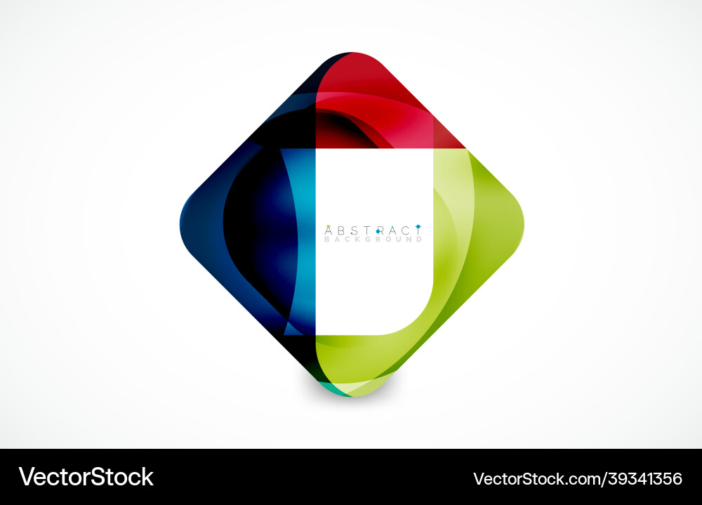 Minimal background abstract square shape Minimal background abstract square shape vector image