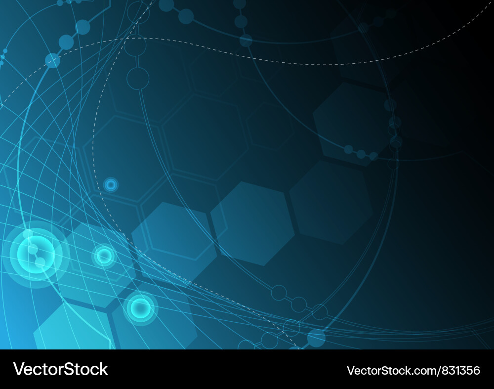 Moderne Technologie Hintergrund Vektorbild