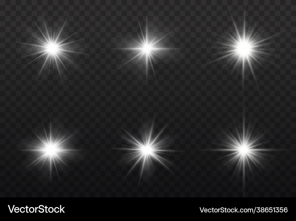 Radiant Light Burst - Star Rays Royalty Free Vector Image