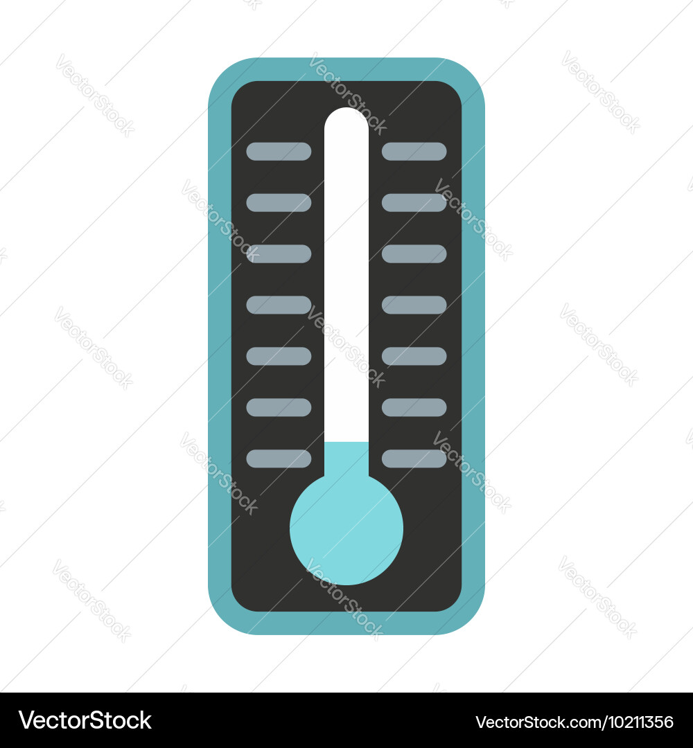 Thermometer indicates low temperature icon Vector Image