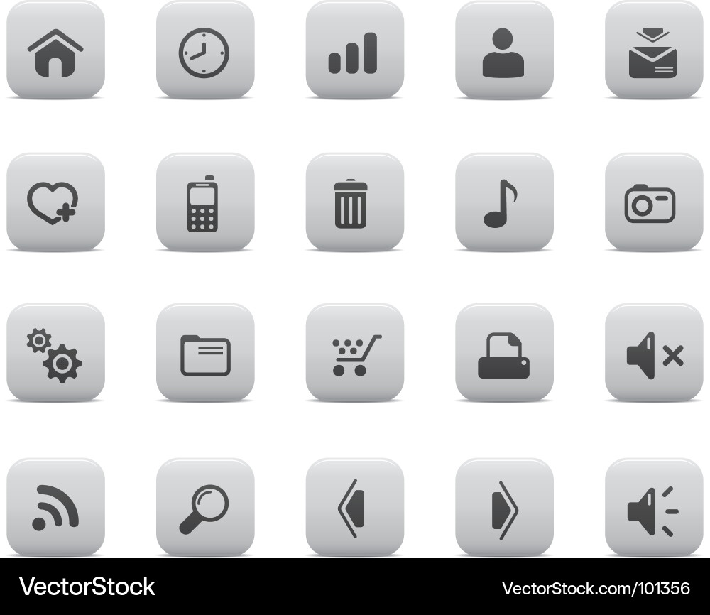 Web Icons - Collection vector image