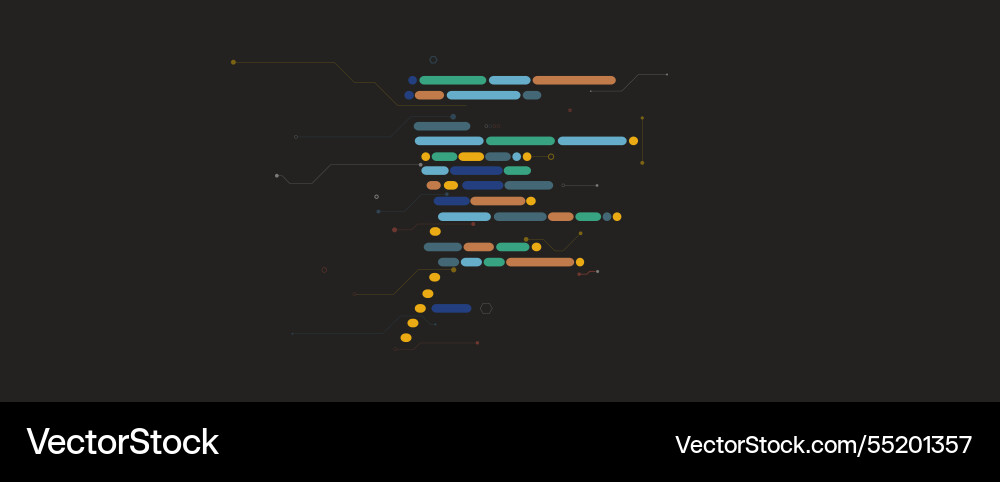 Abstract patterns in the language of machines Abstract patterns in the language of machines vector image