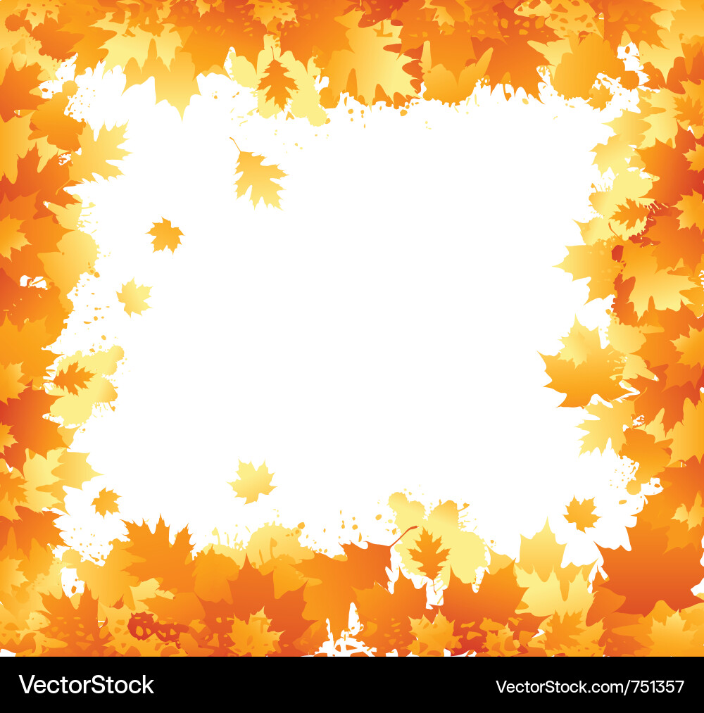 Autumn floral ornament Vector Image