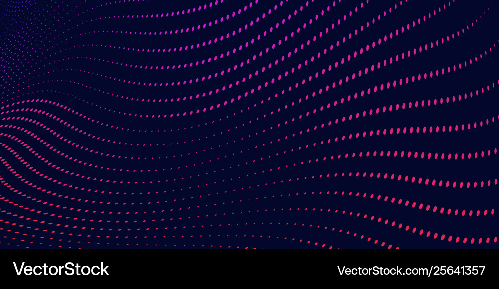 Dynamic Wave Background Vector Image