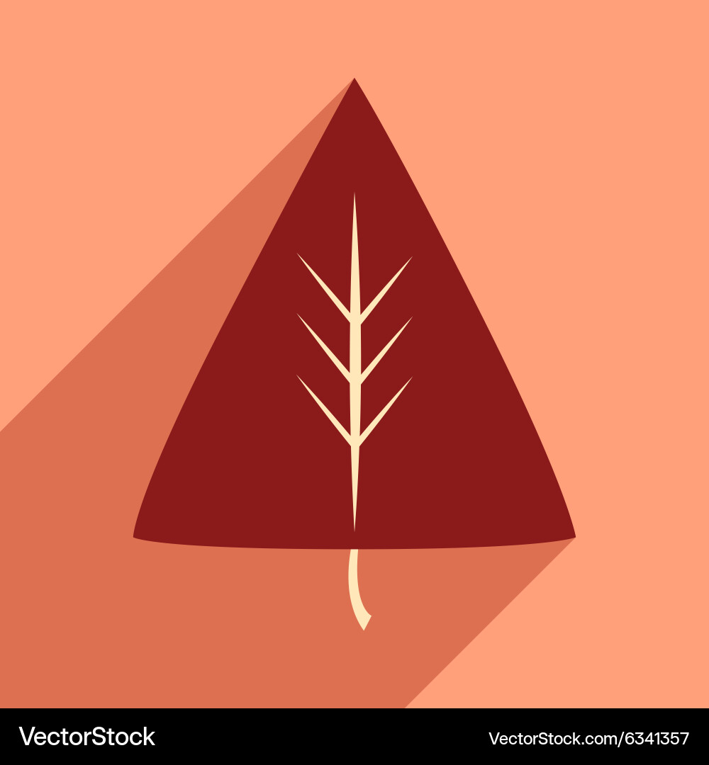 Flat with shadow icon and mobile application vector image