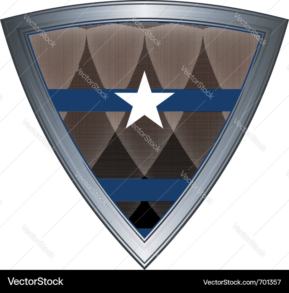 Galmudug Shield with Flag Vector Image