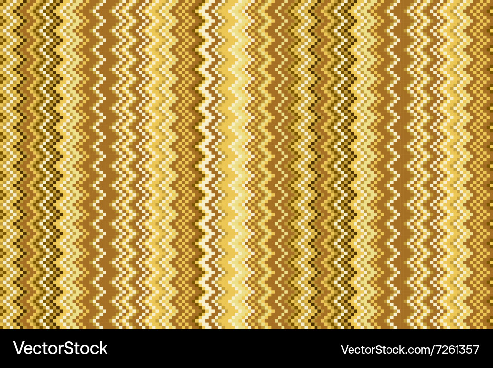 Seamless chevron pattern with golden texture vector image