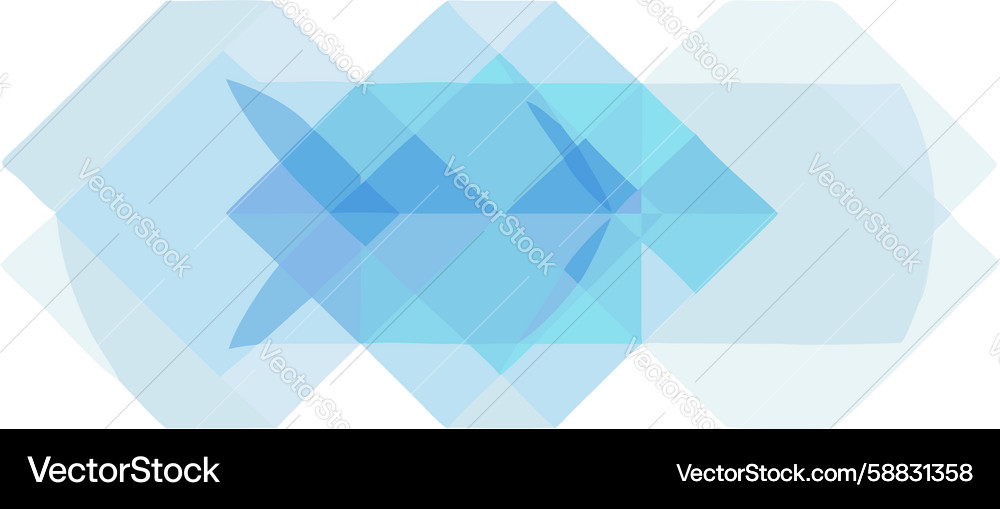 Abstract hexagonal pattern with vibrant blue Vector Image