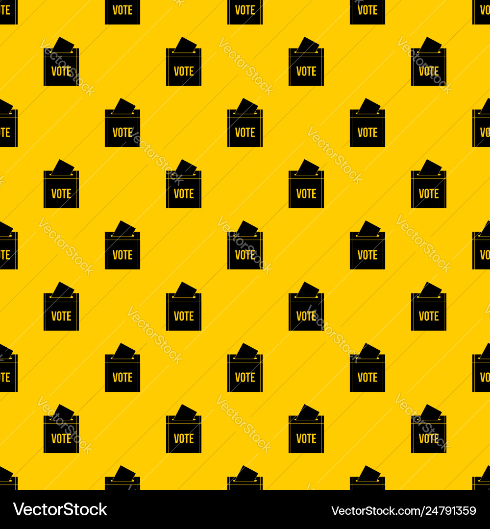 Ballot box pattern Ballot box pattern Vector Image
