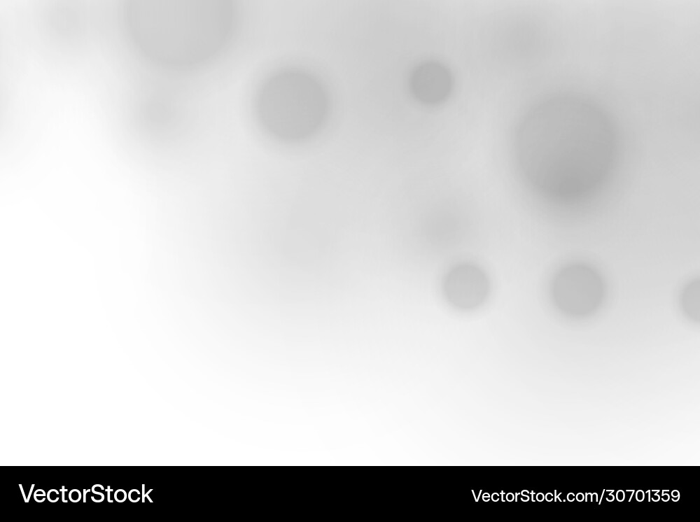 Clean gray bokeh light effect background design Vector Image