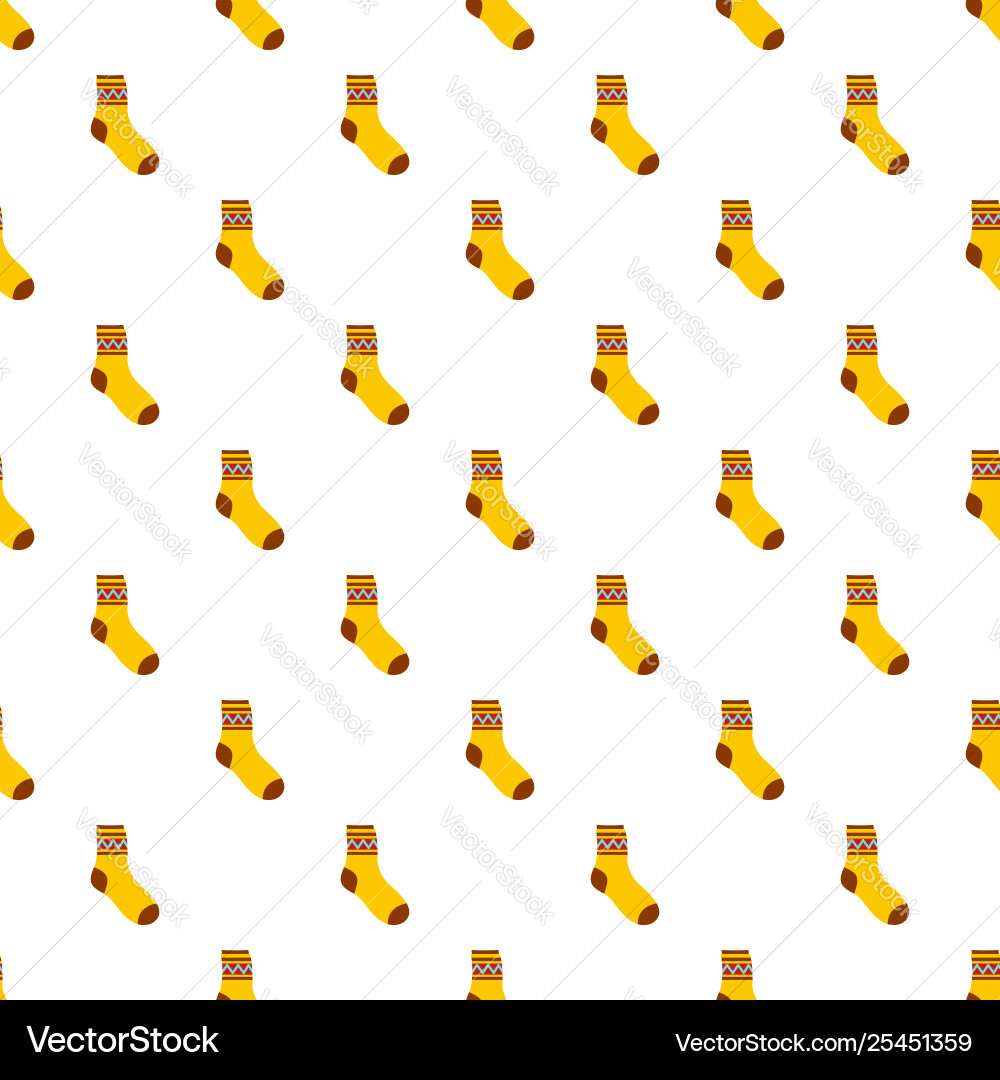 Fabric sock pattern seamless Fabric sock pattern seamless vector image