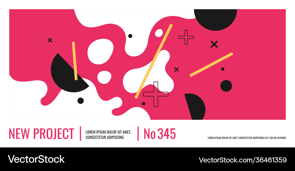 Modern backgrounds with abstract elements vector image