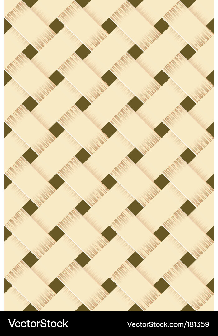 Wicker Texture - Close-up Vector Image