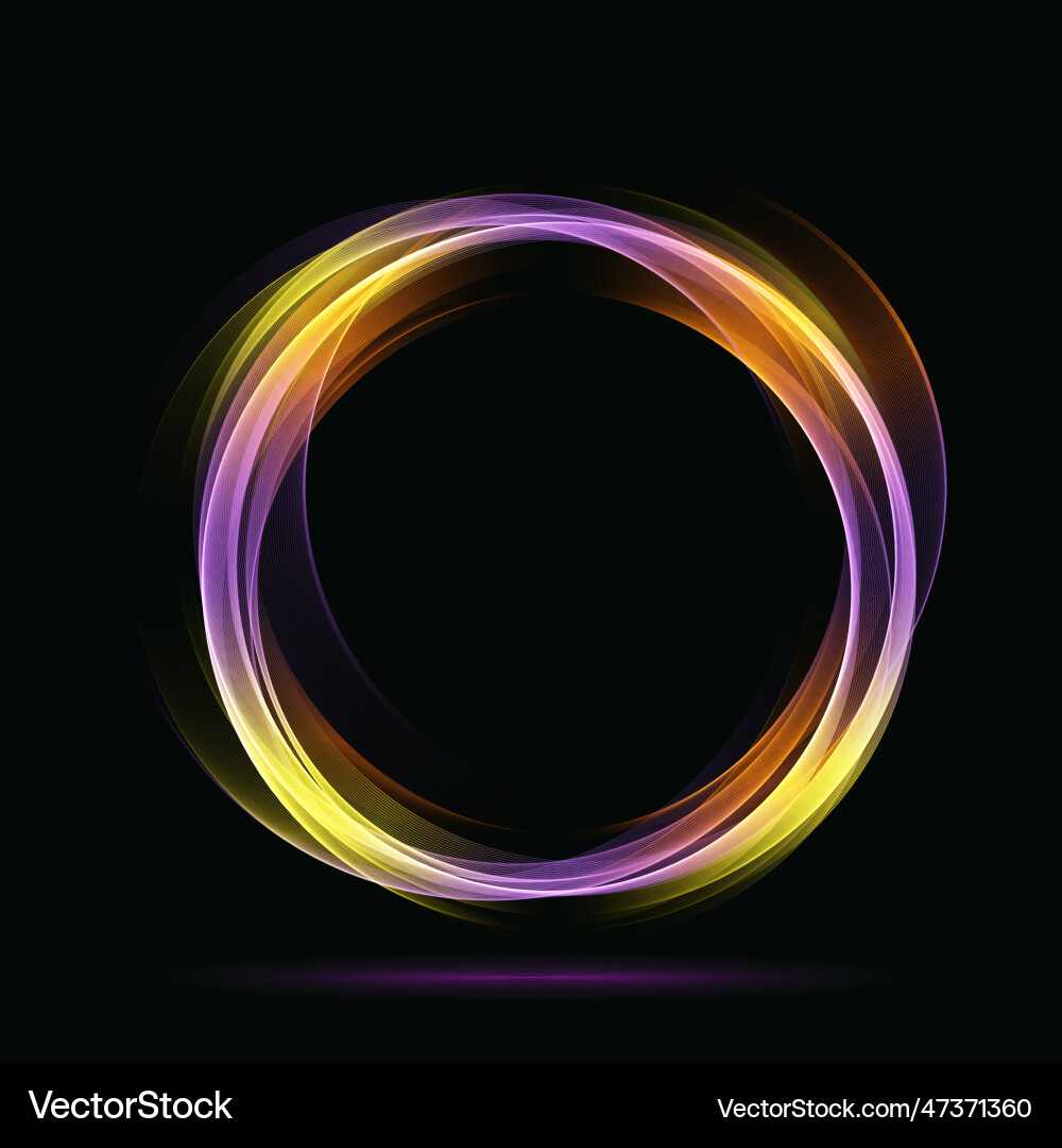 Dynamic Transparent Circle Background vector image