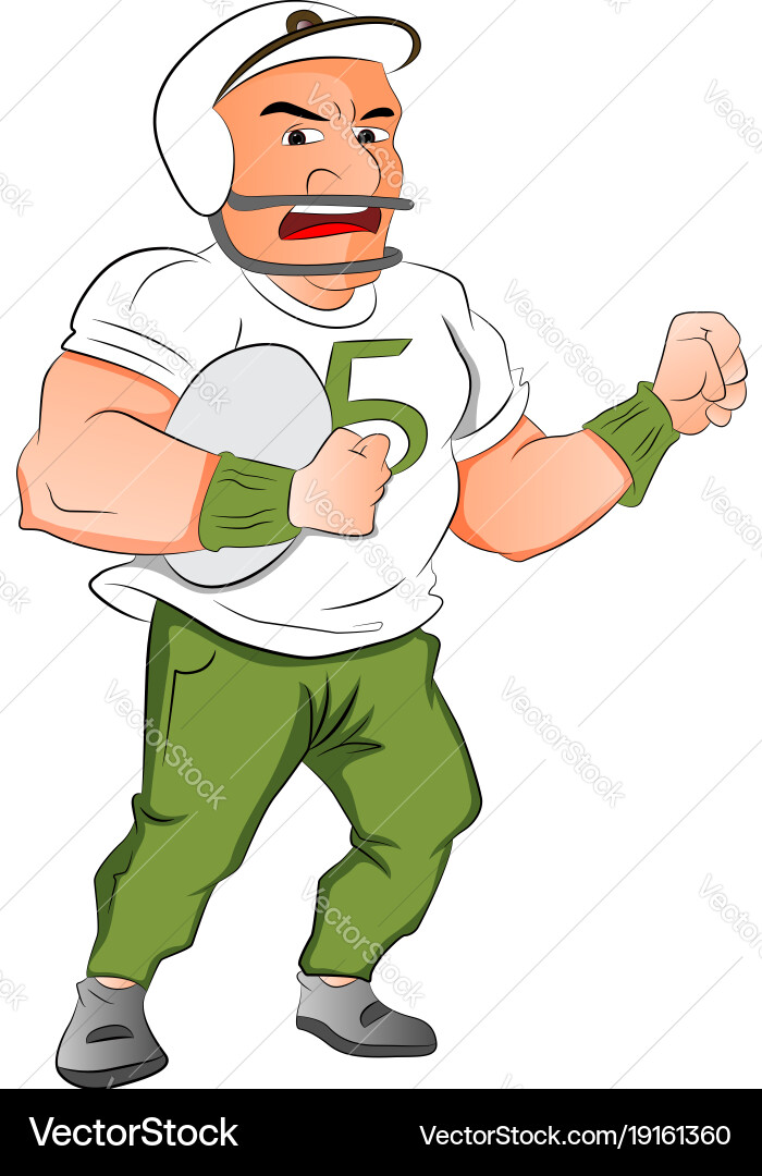Football player Vector Image