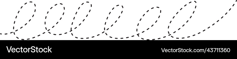 Prewriting tracing lines and curve shapes element Prewriting tracing lines and curve shapes element vector image
