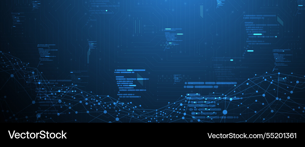 Abstract patterns in the language of machines Abstract patterns in the language of machines vector image