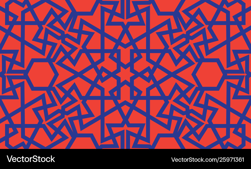 Abstract seamless pattern design with oriental Vector Image