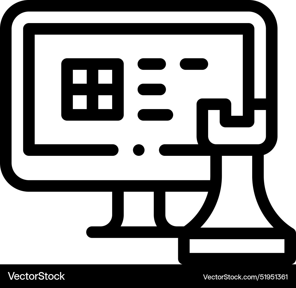 Chess game icon thin linear style design isolated Chess game icon thin linear style design isolated vector image