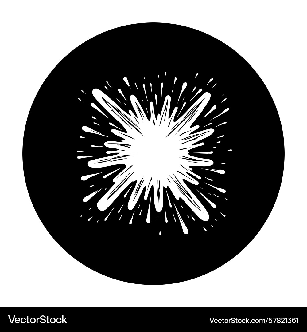 Dynamic radial burst design element symbolizing Dynamic radial burst design element symbolizing Vector Image