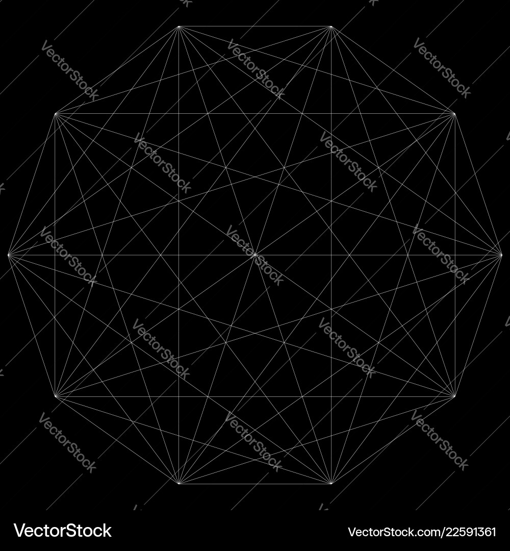 Segmentelement mit geometrischer Gitterform Segmentelement mit geometrischer Gitterform vektorbild