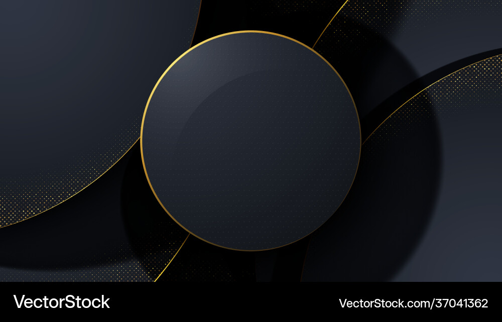 Luxury abstract background in form circles vector image